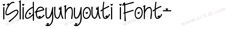 iSlideyunyouti iFont字体转换